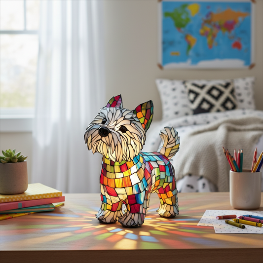 Terrier | Luminária de Vitral