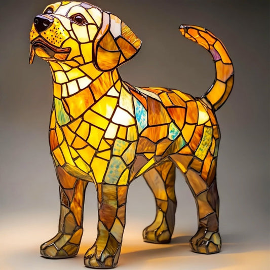 Labrador | Luminária de Vitral