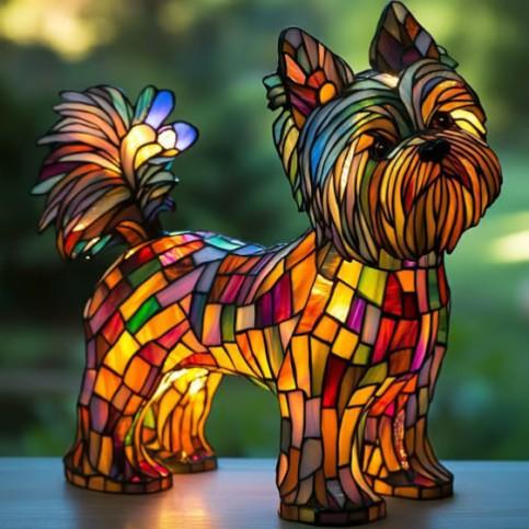 Terrier | Luminária de Vitral